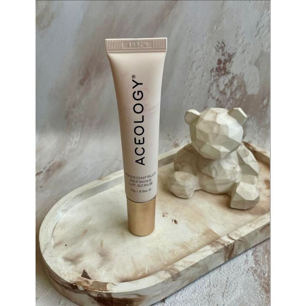 ACEOLOGY-NWT - Passionfruit Refining Lip Scrub. Full Size/Sealed Product/No Boz - Picture 4 of 14